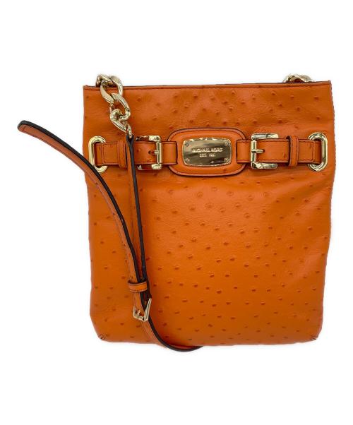 MICHAEL KORS（マイケル・コース）MICHAEL KORS (マイケル・コース) ショルダーバッグ オレンジの古着・服飾アイテム