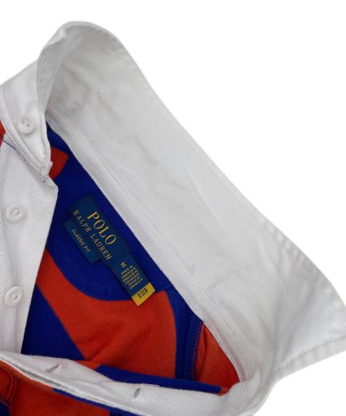POLO RALPH LAUREN（ポロ・ラルフローレン）POLO RALPH LAUREN (ポロ・ラルフローレン) ラガーシャツ ブルー×レッド サイズ:Mの古着・服飾アイテム