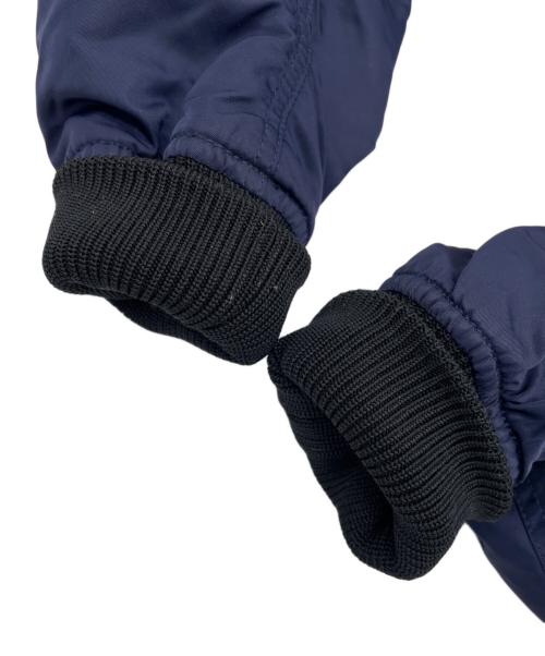 DIESEL（ディーゼル）DIESEL (ディーゼル) MA-1ジャケット ネイビー×ブラック サイズ:Mの古着・服飾アイテム