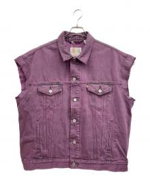 LEVI'S（リーバイス）の古着「Pride Collection Liberation　トラッカーベスト」｜パープル