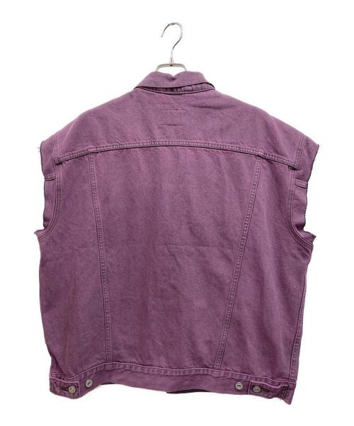LEVI'S（リーバイス）LEVI'S (リーバイス) Pride Collection Liberation　トラッカーベスト パープル サイズ:MEDIUM 未使用品の古着・服飾アイテム