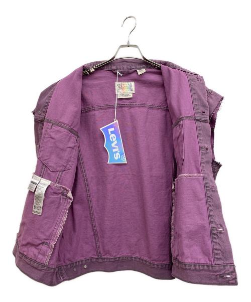 LEVI'S（リーバイス）LEVI'S (リーバイス) Pride Collection Liberation　トラッカーベスト パープル サイズ:MEDIUM 未使用品の古着・服飾アイテム
