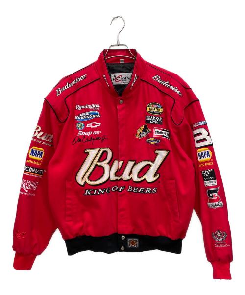 HASE AUTHENTICS（ハセ オーセンティックス）HASE AUTHENTICS (ハセ オーセンティックス) レーシングジャケット レッド サイズ:Lの古着・服飾アイテム