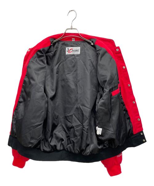 HASE AUTHENTICS（ハセ オーセンティックス）HASE AUTHENTICS (ハセ オーセンティックス) レーシングジャケット レッド サイズ:Lの古着・服飾アイテム