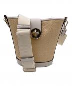 Kate Spadeケイトスペード）の古着「AUDREY MINI BUCKET BAG PARCHMENT」｜カーキ