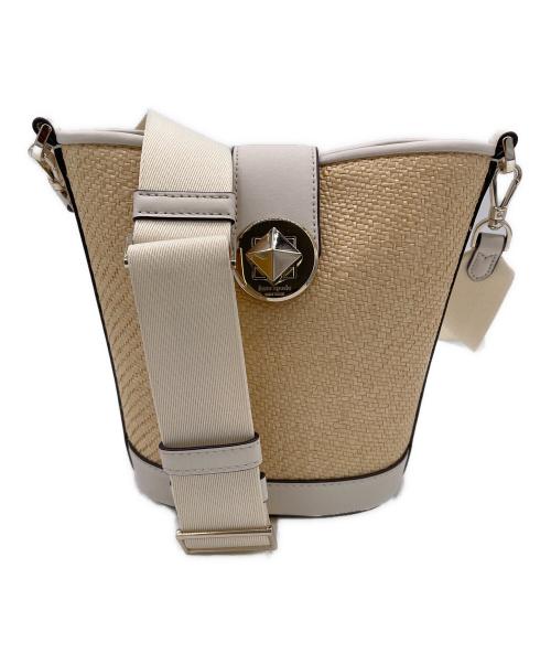 Kate Spade（ケイトスペード）Kate Spade (ケイトスペード) AUDREY MINI BUCKET BAG PARCHMENT カーキの古着・服飾アイテム