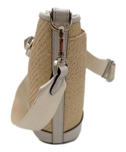 Kate Spade（ケイトスペード）Kate Spade (ケイトスペード) AUDREY MINI BUCKET BAG PARCHMENT カーキの古着・服飾アイテム