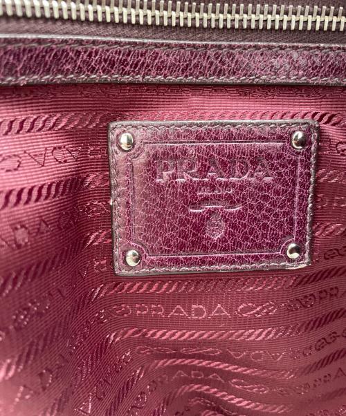 PRADA（プラダ）PRADA (プラダ) ハンドバッグ パープルの古着・服飾アイテム