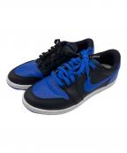 NIKEナイキ）の古着「AIR JORDAN 1 LOW」｜ブラック×ブルー