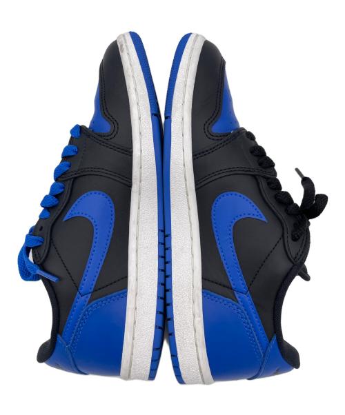 NIKE（ナイキ）NIKE (ナイキ) AIR JORDAN 1 LOW ブラック×ブルー サイズ:26㎝の古着・服飾アイテム