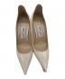 中古・古着 JIMMY CHOO (ジミーチュウ) パンプス ベージュ サイズ:23cm：15000円
