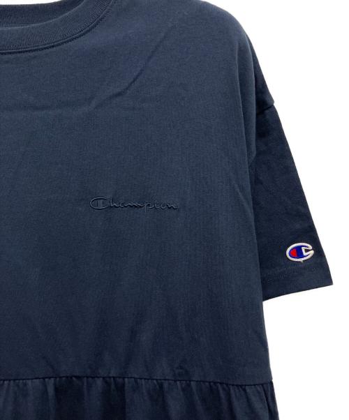 FREAK'S STORE（フリークスストア）FREAK'S STORE (フリークスストア) Champion (チャンピオン) 切り替えワンピース ネイビー サイズ:MEDIUMの古着・服飾アイテム