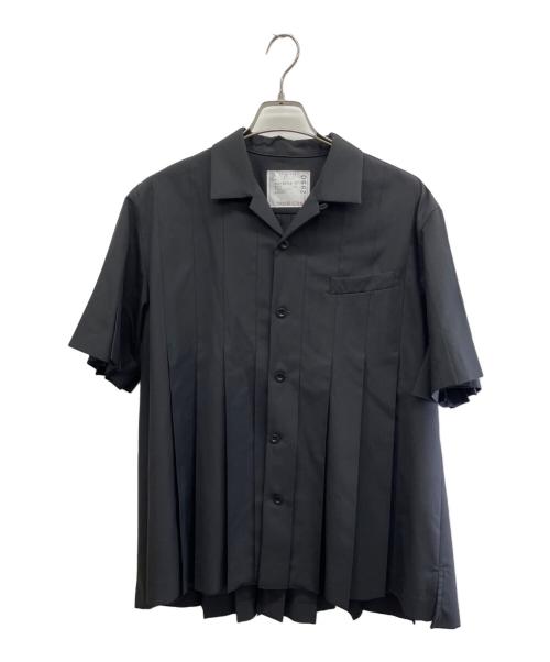 sacai（サカイ）sacai (サカイ) 半袖シャツ ブラック サイズ:Mの古着・服飾アイテム