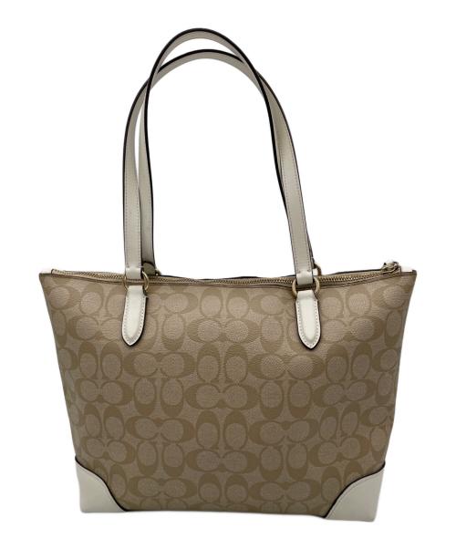 COACH（コーチ）COACH (コーチ) トートバッグ ベージュの古着・服飾アイテム