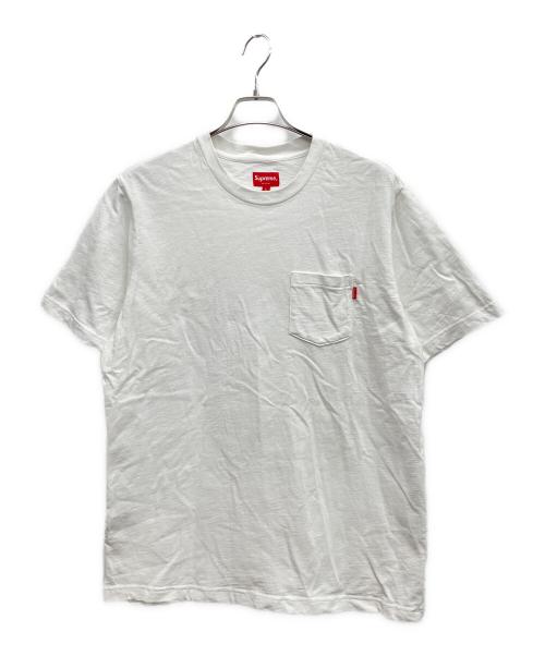 SUPREME（シュプリーム）Supreme (シュプリーム) SUPREME POCKET TEE ホワイト サイズ:Lの古着・服飾アイテム