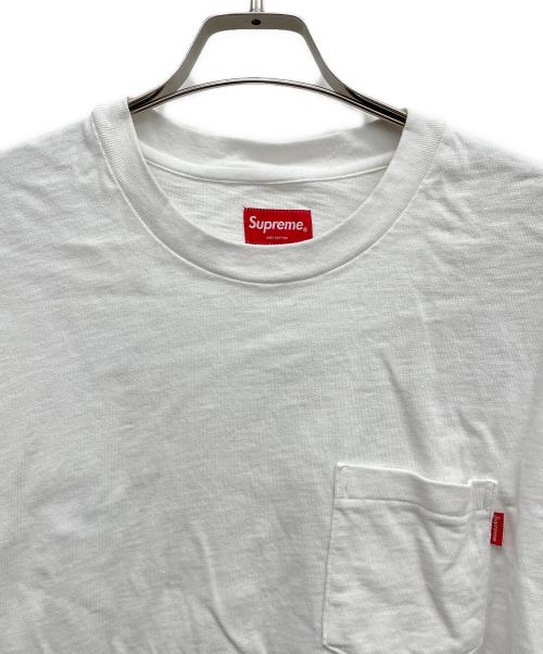 SUPREME（シュプリーム）Supreme (シュプリーム) SUPREME POCKET TEE ホワイト サイズ:Lの古着・服飾アイテム