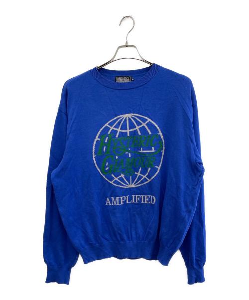 Hysteric Glamour（ヒステリックグラマー）Hysteric Glamour (ヒステリックグラマー) 薄手ニット ブルー サイズ:XLの古着・服飾アイテム