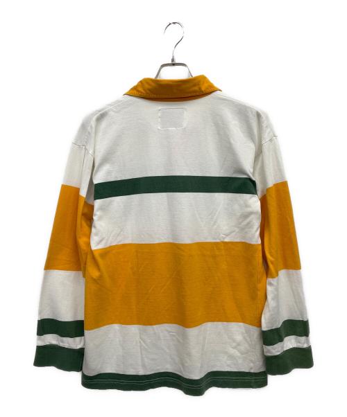 COTTON TRADERS（コットン トレーダーズ）COTTON TRADERS (コットン トレーダーズ) ポロシャツ オレンジ×グリーン×ホワイト サイズ:Sの古着・服飾アイテム