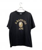 BAPE BY A BATHING APEベイプバイアベイシングエイプ）の古着「半袖カットソー」｜ブラック