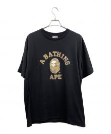 BAPE BY A BATHING APE（ベイプバイアベイシングエイプ）の古着「半袖カットソー」｜ブラック