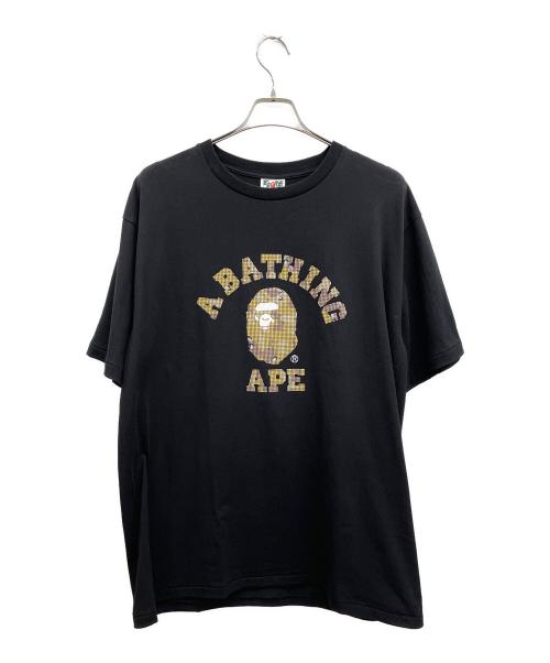 BAPE BY A BATHING APE（ベイプバイアベイシングエイプ）BAPE BY A BATHING APE (ベイプバイアベイシングエイプ) 半袖カットソー ブラック サイズ:2XLの古着・服飾アイテム
