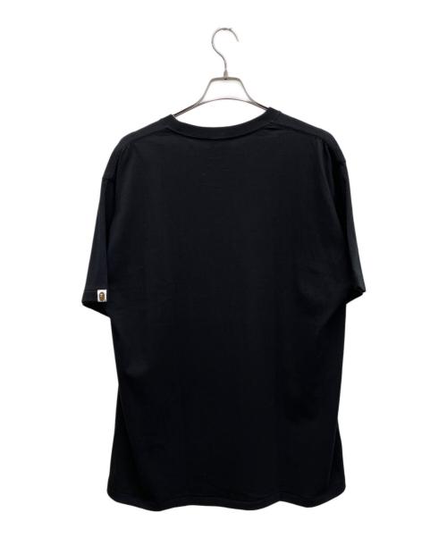 BAPE BY A BATHING APE（ベイプバイアベイシングエイプ）BAPE BY A BATHING APE (ベイプバイアベイシングエイプ) 半袖カットソー ブラック サイズ:2XLの古着・服飾アイテム