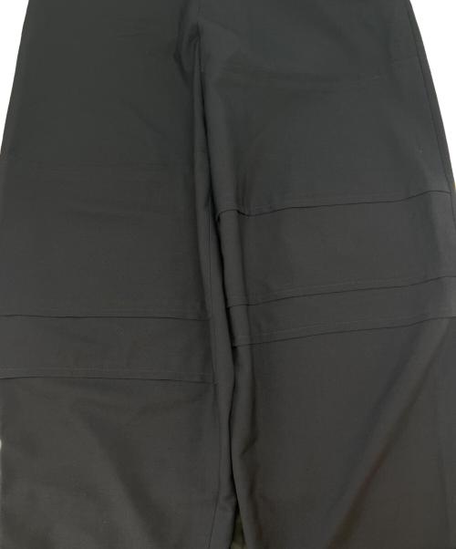 LAD MUSICIAN（ラッドミュージシャン）LAD MUSICIAN (ラッドミュージシャン) LAD MUSICIAN　WOOL GABARDINE PATCHWORK WIDE SLACKS ネイビー サイズ:44の古着・服飾アイテム