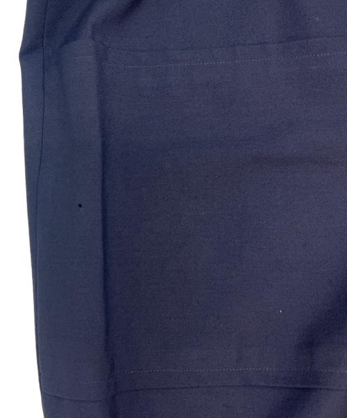 LAD MUSICIAN（ラッドミュージシャン）LAD MUSICIAN (ラッドミュージシャン) LAD MUSICIAN　WOOL GABARDINE PATCHWORK WIDE SLACKS ネイビー サイズ:44の古着・服飾アイテム