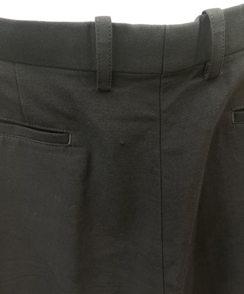 LAD MUSICIAN（ラッドミュージシャン）LAD MUSICIAN (ラッドミュージシャン) LAD MUSICIAN　WOOL GABARDINE PATCHWORK WIDE SLACKS ネイビー サイズ:44の古着・服飾アイテム