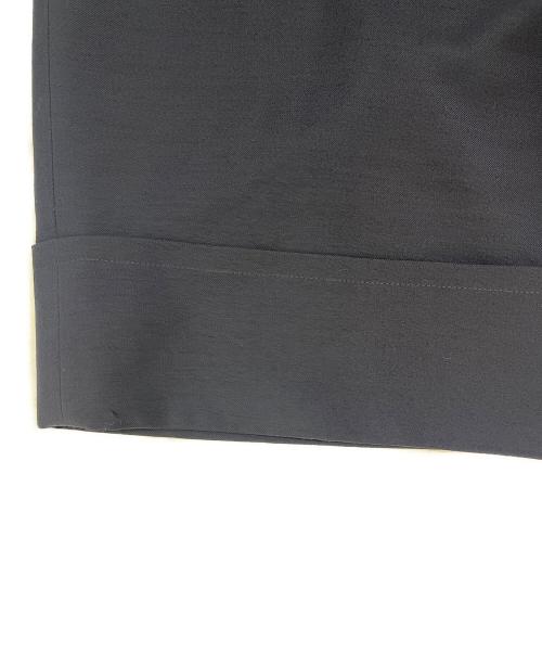 LAD MUSICIAN（ラッドミュージシャン）LAD MUSICIAN (ラッドミュージシャン) LAD MUSICIAN　WOOL GABARDINE PATCHWORK WIDE SLACKS ネイビー サイズ:44の古着・服飾アイテム