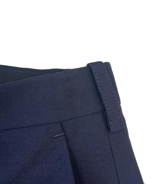 LAD MUSICIAN（ラッドミュージシャン）LAD MUSICIAN (ラッドミュージシャン) LAD MUSICIAN　WOOL GABARDINE PATCHWORK WIDE SLACKS ネイビー サイズ:44の古着・服飾アイテム