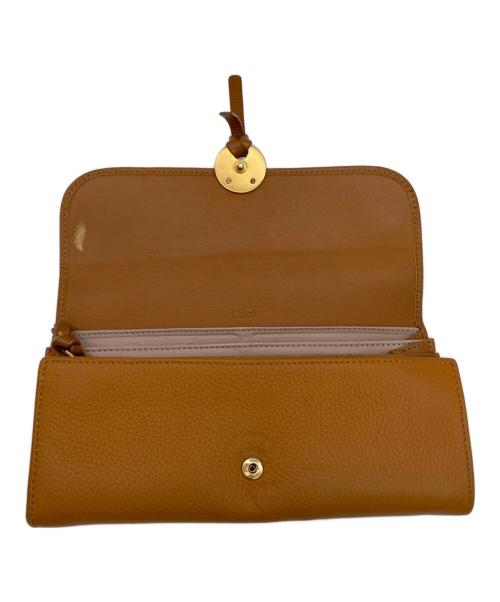 Chloe（クロエ）Chloe (クロエ) 長財布 ブラウンの古着・服飾アイテム