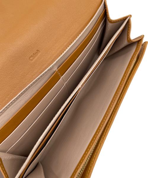 Chloe（クロエ）Chloe (クロエ) 長財布 ブラウンの古着・服飾アイテム