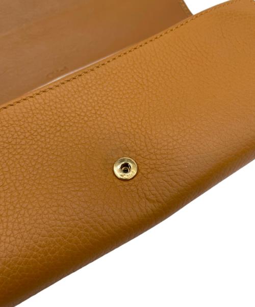 Chloe（クロエ）Chloe (クロエ) 長財布 ブラウンの古着・服飾アイテム