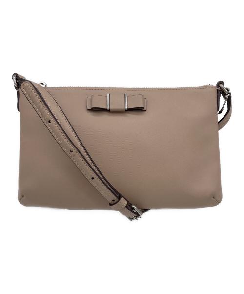 COACH（コーチ）COACH (コーチ) サンドレザーショルダーバッグ ベージュの古着・服飾アイテム