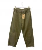 sancaサンカ）の古着「Sanca  WIDE FIT 5POCKET PANTS  24年モデル」｜グリーン