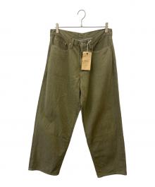 sanca（サンカ）の古着「Sanca  WIDE FIT 5POCKET PANTS  24年モデル」｜グリーン
