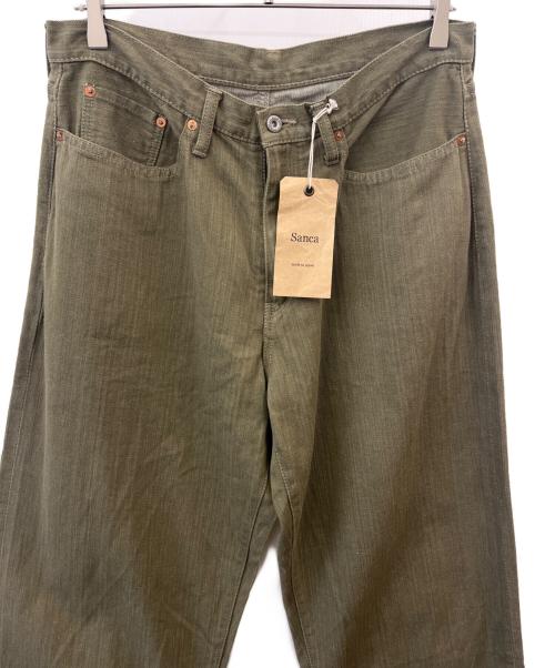 sanca（サンカ）sanca (サンカ) Sanca  WIDE FIT 5POCKET PANTS  24年モデル グリーン サイズ:2の古着・服飾アイテム