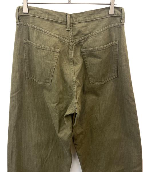 sanca（サンカ）sanca (サンカ) Sanca  WIDE FIT 5POCKET PANTS  24年モデル グリーン サイズ:2の古着・服飾アイテム
