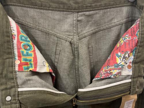sanca（サンカ）sanca (サンカ) Sanca  WIDE FIT 5POCKET PANTS  24年モデル グリーン サイズ:2の古着・服飾アイテム