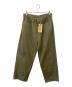 sanca（サンカ）の古着「Sanca  WIDE FIT 5POCKET PANTS  24年モデル」｜グリーン