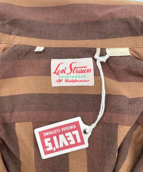 LEVI'S VINTAGE CLOTHING（リーバイス ビンテージ クロージング）LEVI'S VINTAGE CLOTHING (リーバイス ビンテージ クロージング) 長袖シャツ ブラウン サイズ:L 未使用品の古着・服飾アイテム