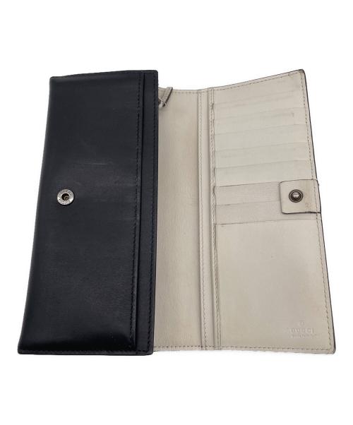 GUCCI（グッチ）GUCCI (グッチ) 長財布 ブラックの古着・服飾アイテム