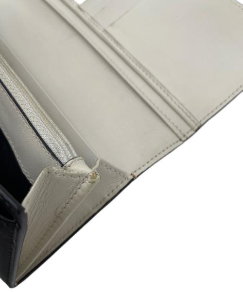 GUCCI（グッチ）GUCCI (グッチ) 長財布 ブラックの古着・服飾アイテム