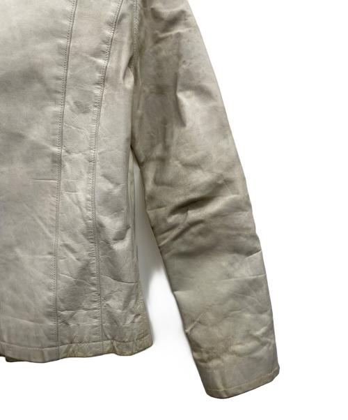 TORNADO MART（トルネードマート）TORNADO MART (トルネードマート) ヴィンテージレザージャケット ホワイト サイズ:Mの古着・服飾アイテム