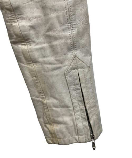 TORNADO MART（トルネードマート）TORNADO MART (トルネードマート) ヴィンテージレザージャケット ホワイト サイズ:Mの古着・服飾アイテム