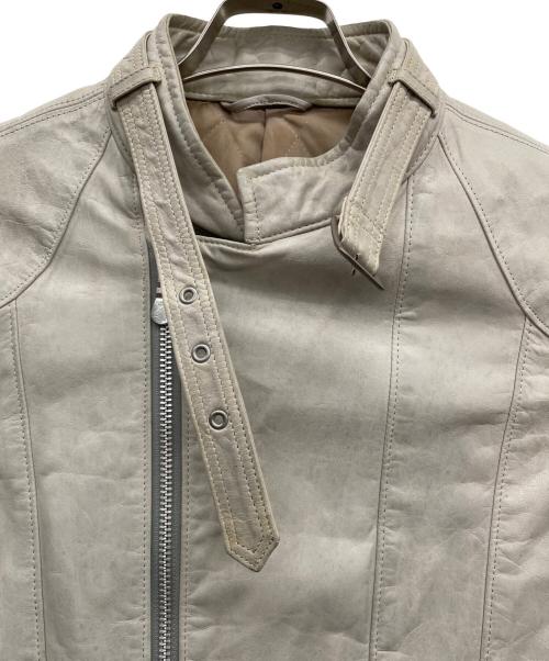 TORNADO MART（トルネードマート）TORNADO MART (トルネードマート) ヴィンテージレザージャケット ホワイト サイズ:Mの古着・服飾アイテム