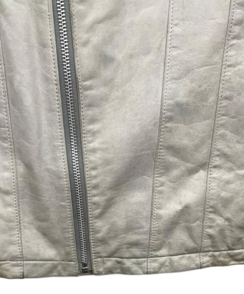 TORNADO MART（トルネードマート）TORNADO MART (トルネードマート) ヴィンテージレザージャケット ホワイト サイズ:Mの古着・服飾アイテム