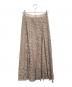 JUSGLITTY（ジャスグリッティー）の古着「フレアレーススカート」｜ベージュ