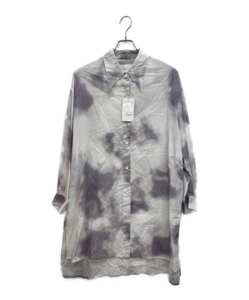 BEAUTY&YOUTH（ビューティーアンドユース）BEAUTY&YOUTH (ビューティーアンドユース) コットンタイダイオーバーシャツ ホワイト サイズ:FREE 未使用品の古着・服飾アイテム